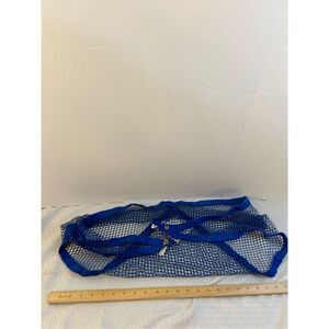Pet‎ net stuffed animal netting blue corner triangle